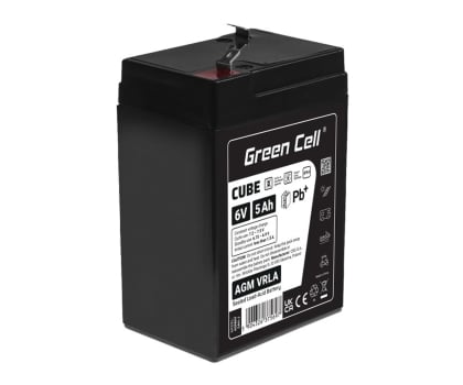 Akumulator do UPS Green Cell Cube AGM VRLA IP54 6V 5Ah